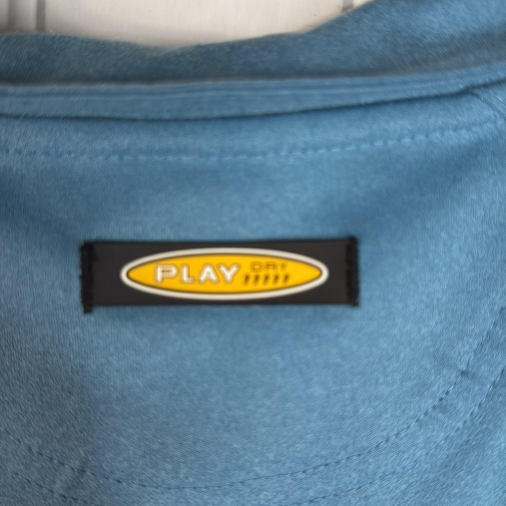 Greg Norman 1/4 Zip Callaway Pullover XL Teal Golf Outdoor Performance Mens - Picture 8 of 10